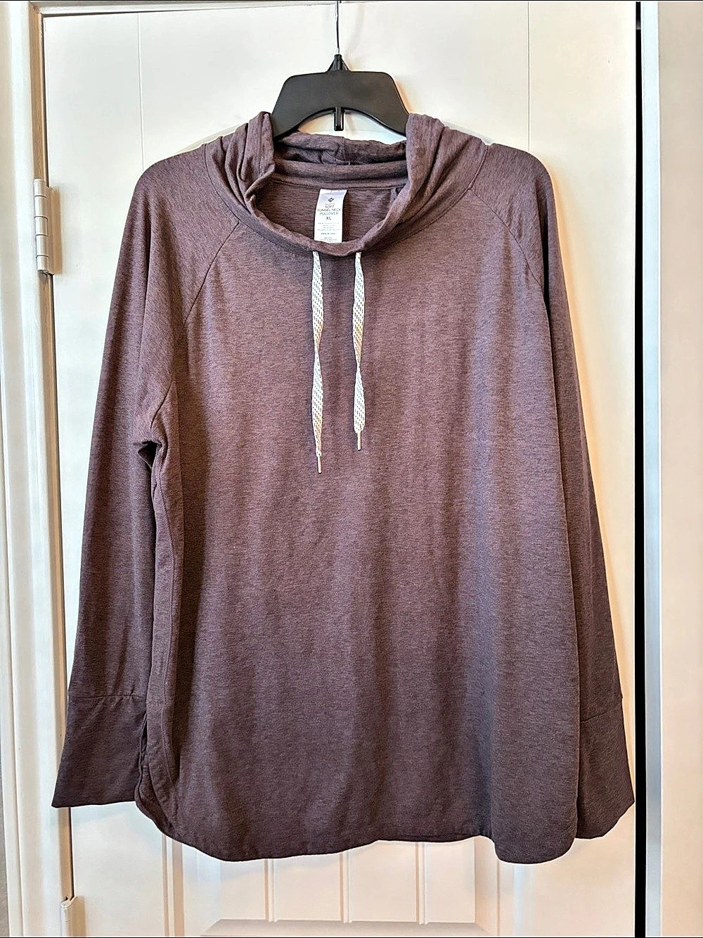 favorite SOFT Funnel Neck Pullover in Brown XL Like New